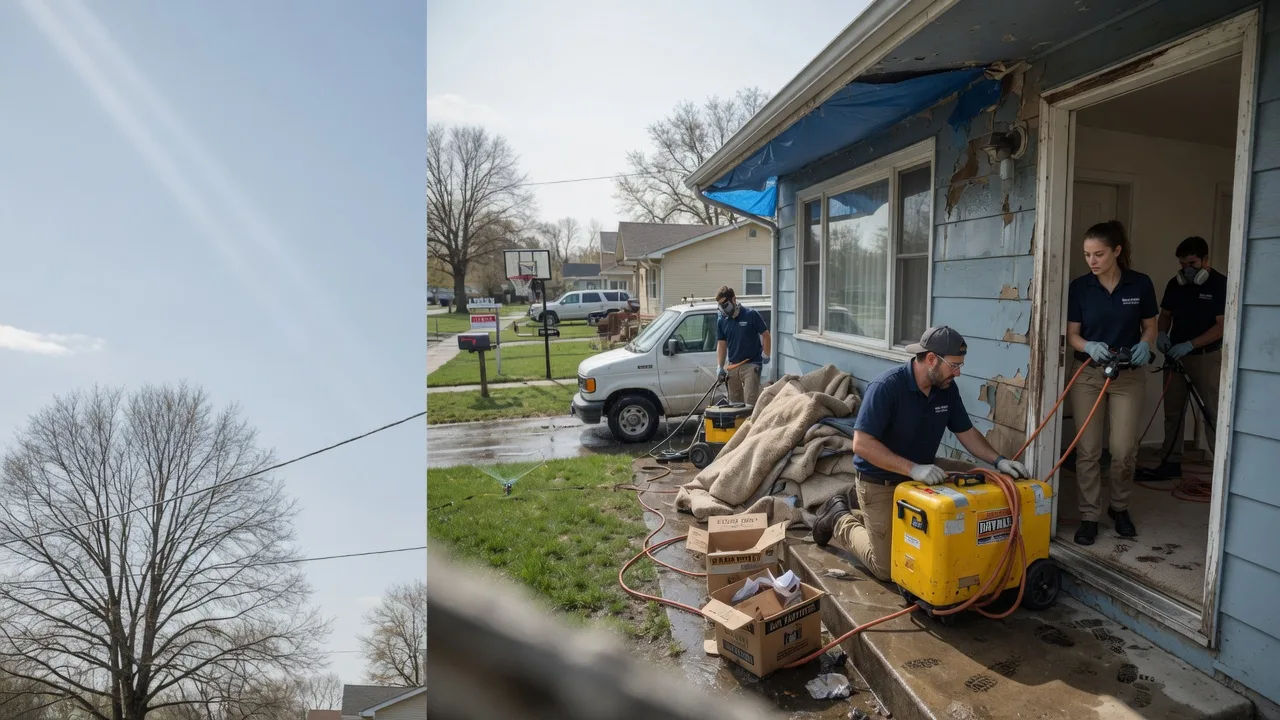 Basement Flood Cleanup in Centerburg, OH near me